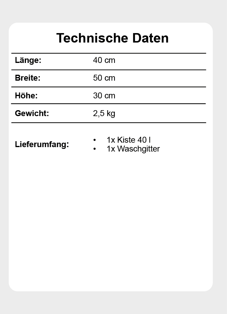 Waschbox
