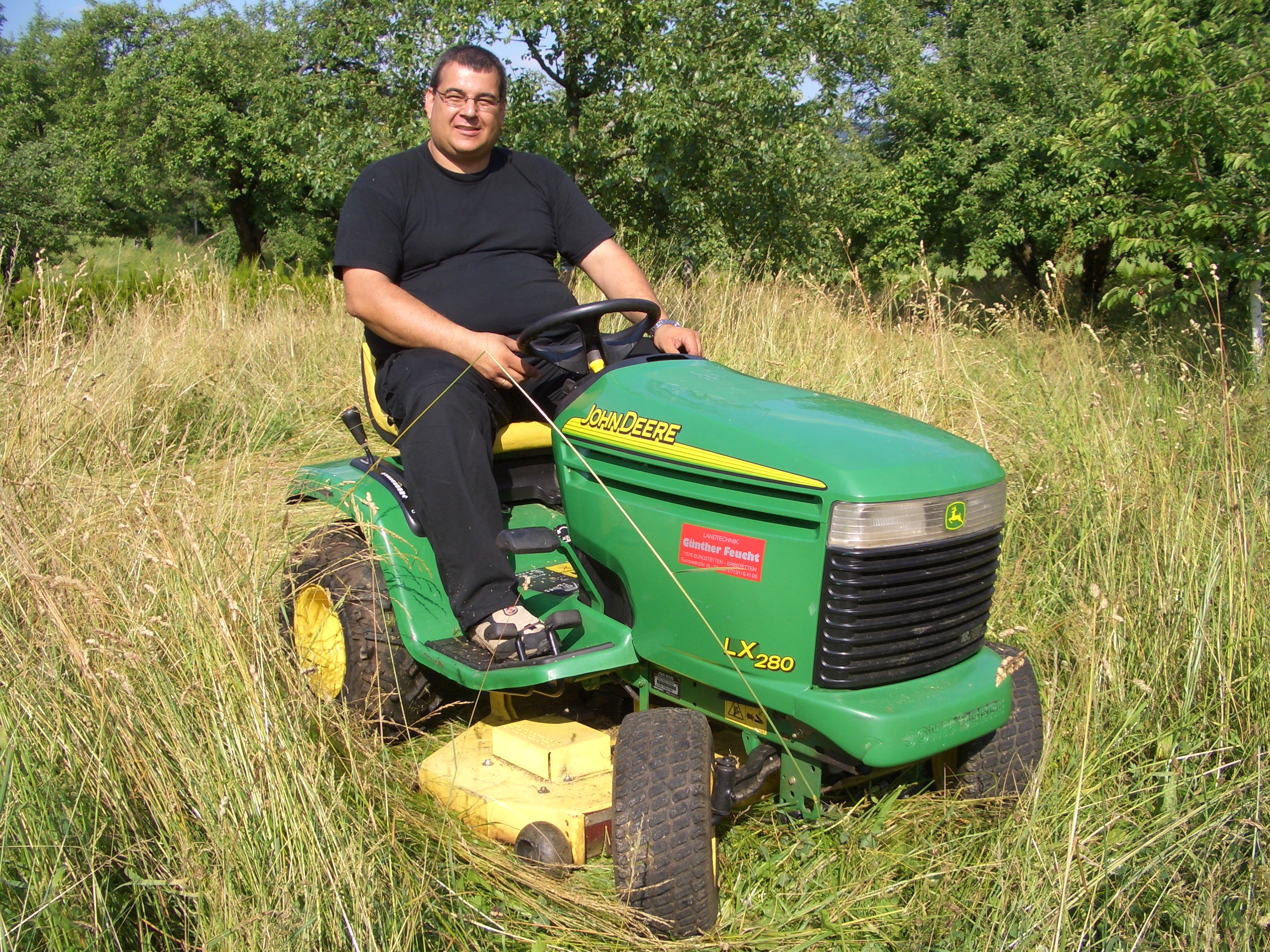 Hochgrasmähwerk für John Deere LX